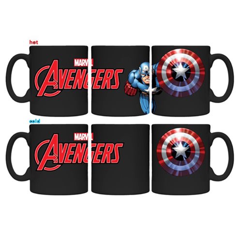 Avengers Captain America 11 oz. Heat Change Mug